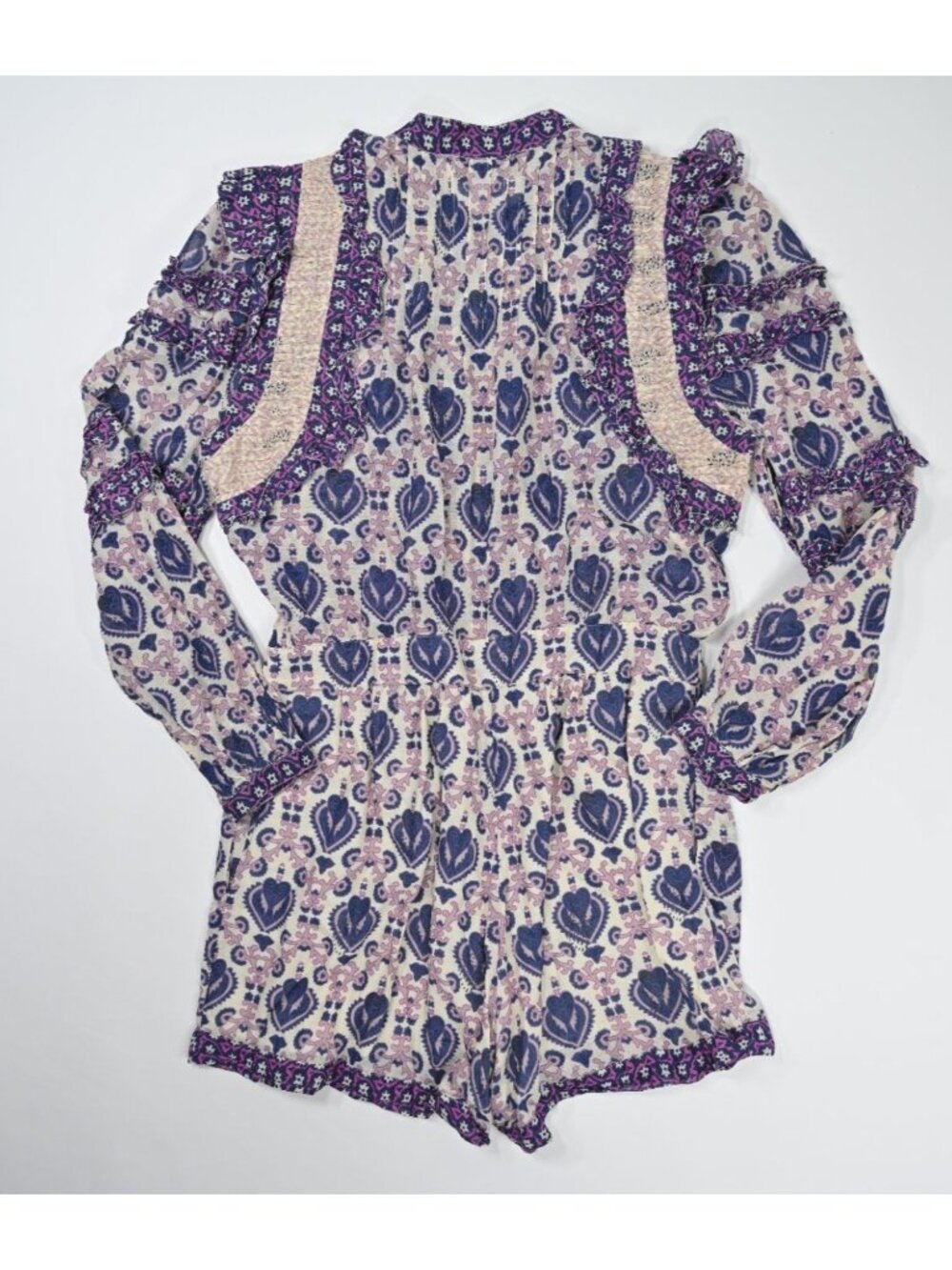 Sea New York Brigitte Romper in Violet - Picture 3 of 4
